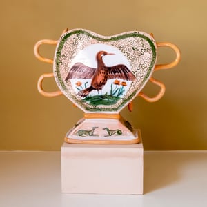 Image of Elizabethan Bird - Romantic Vase