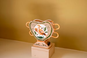 Image of Elizabethan Bird - Romantic Vase