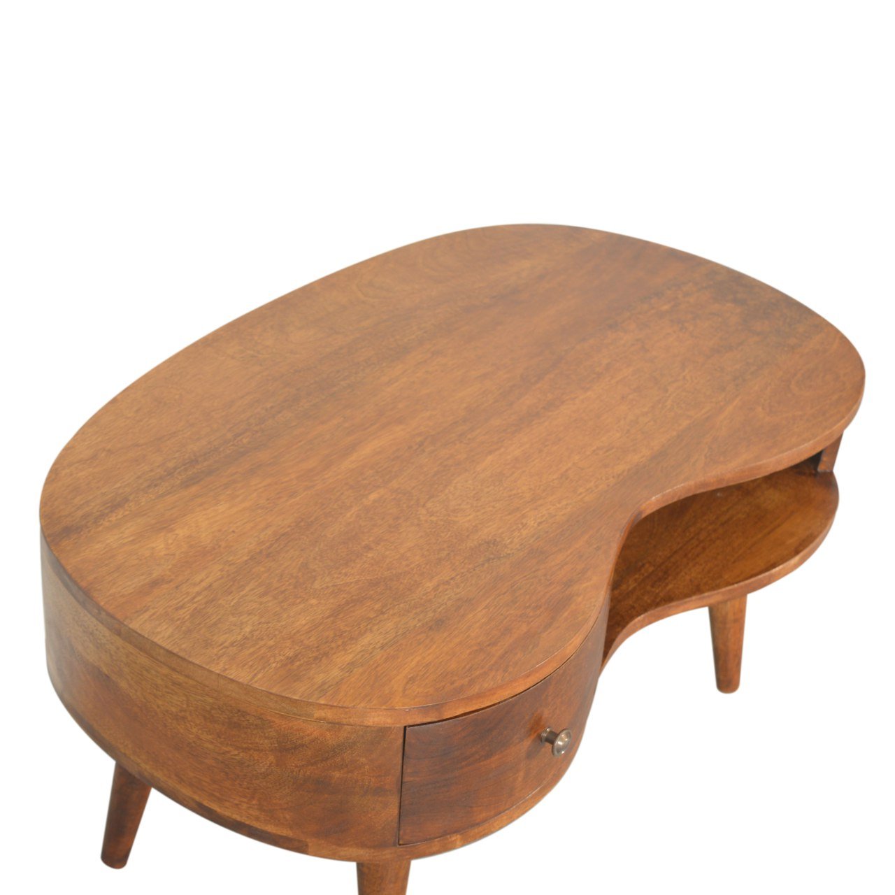 Mcm kidney deals shaped coffee table