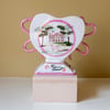 Pink Lustre Tulips - Romantic Vase