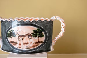 Image of Whippets on the Meadow - Romantic Vase 