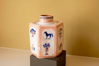 Image 4 of Cobalt Motif Caddy - Romantic Vase