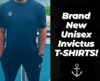 SHORT SLEEVE TEE - Invictus Unisex Black Short Sleeve T-Shirt