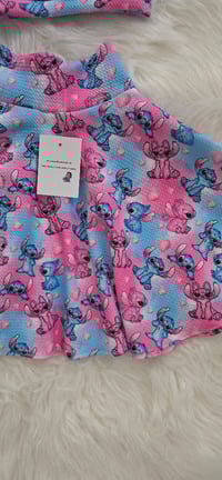 Image 4 of Stitch crop top  and skirt 