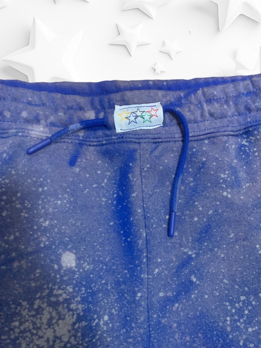 Blue Galaxy Paisley Shorts