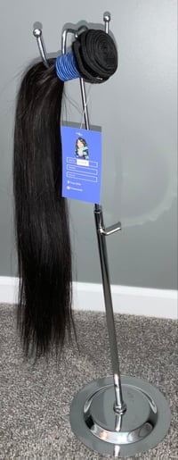 Image 3 of 100% Human Hair  straight 12A  Virgin Brazilian (Blue Band Hair)