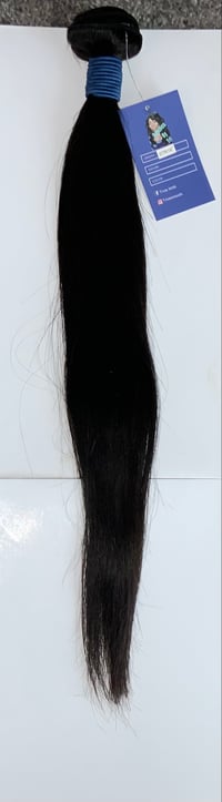 Image 4 of 100% Human Hair  straight 12A  Virgin Brazilian (Blue Band Hair)