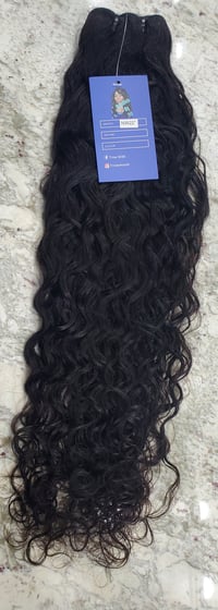 Image 2 of 100% Human Hair Natural Wave 12A Virgin Brazilian  (Blue Band Hair)