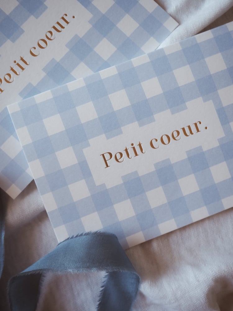 Image of Carte PETIT COEUR (avec enveloppe)