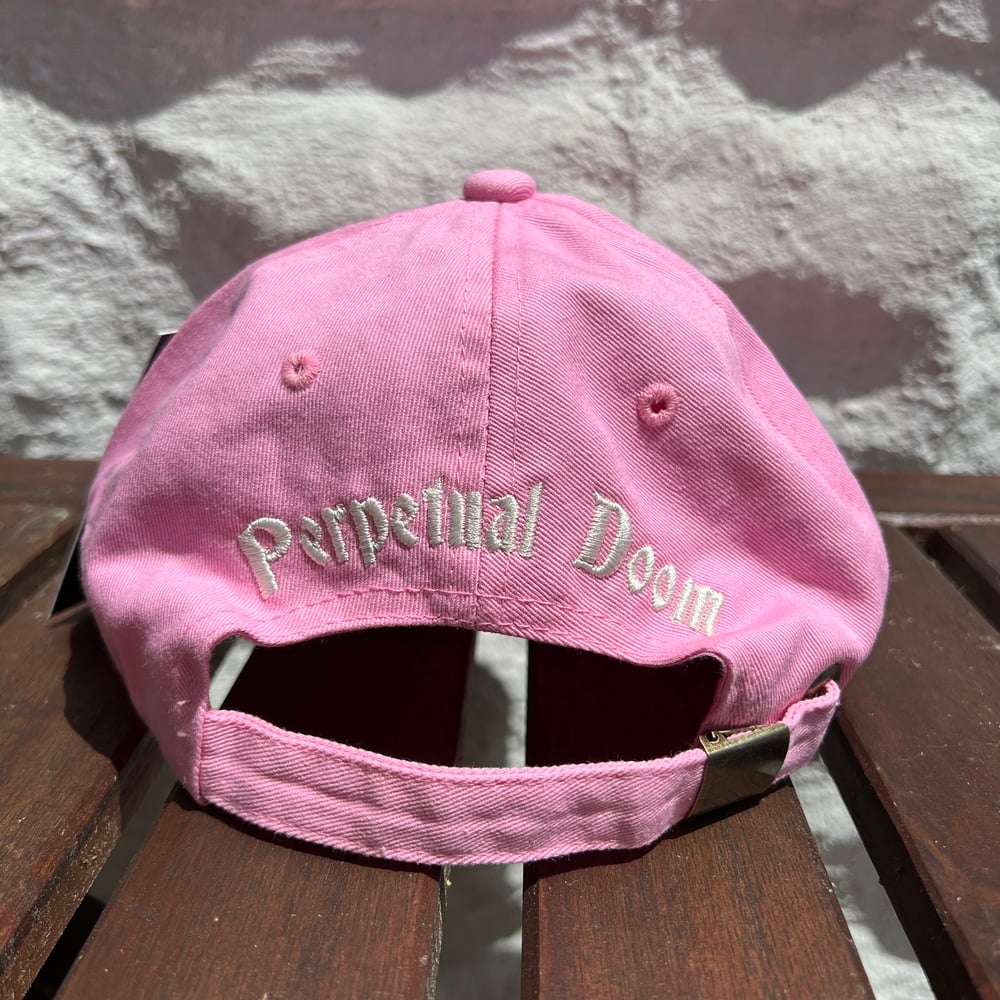 DOOMER CAP W/ ADJUSTABLE BUCKLE CLOSURE (LIGHT PINK)