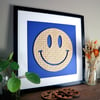 Engraved Smiley Face - Framed