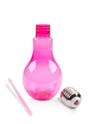 Pink lightbulb drinking bottle 