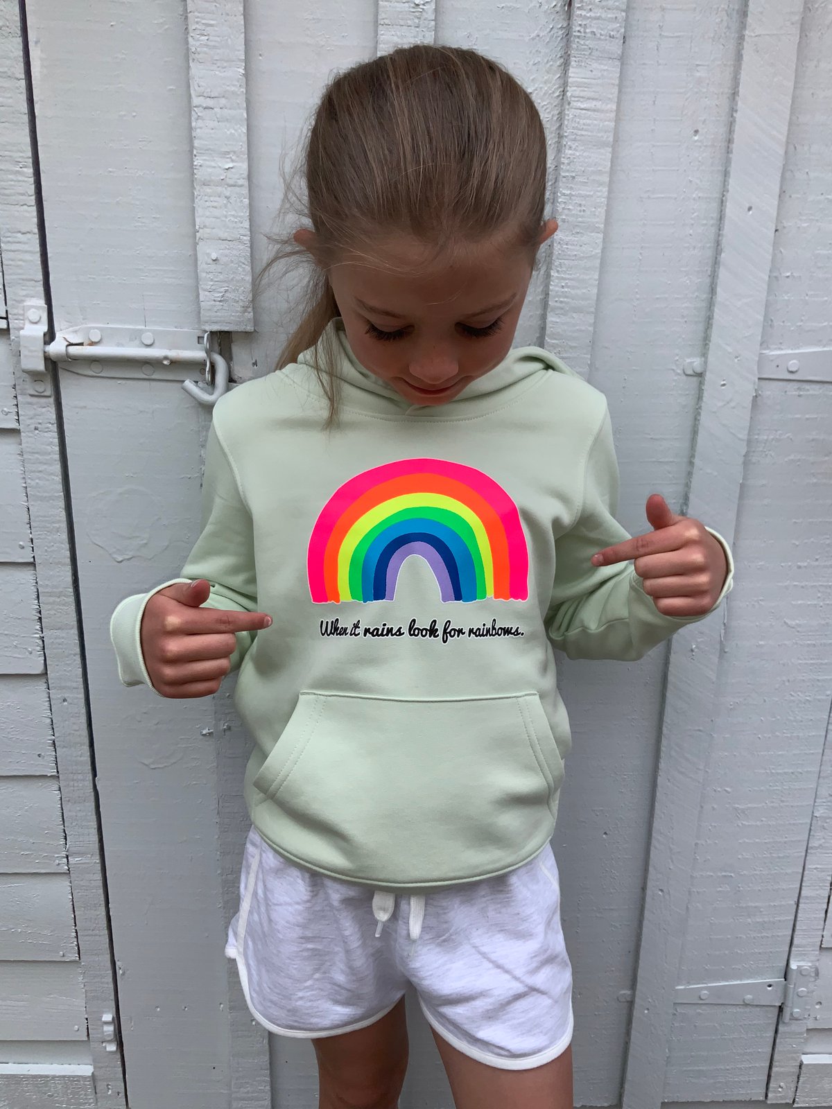 Rainbow sweatshirt deals