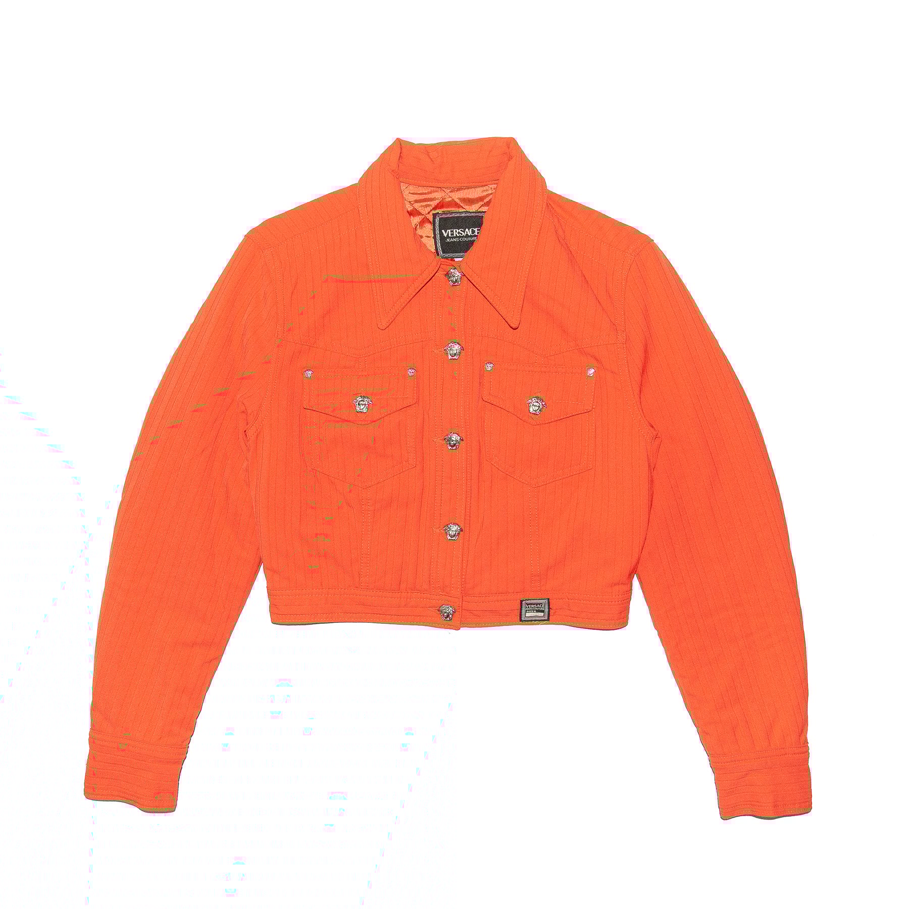 Image of Versace Jeans Couture Coral Orange Jacket