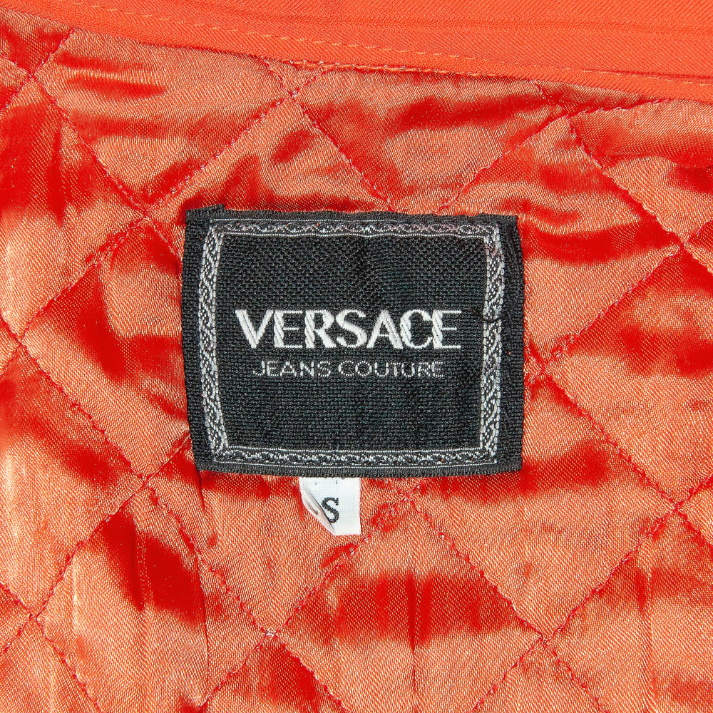 Image of Versace Jeans Couture Coral Orange Jacket