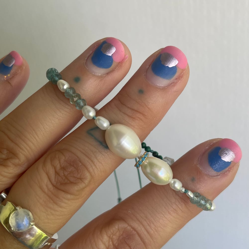 Image of Aqua Pearls bracelet