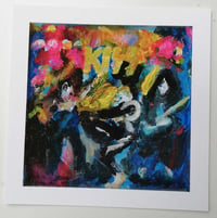 Image 1 of Sean Worrall - Kiss Alive  - limited edition print 20x20cm