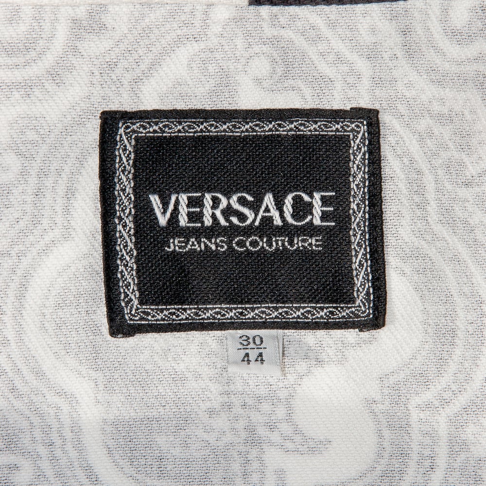 Image of Versace Jeans Couture 1991 Paisley Print Jacket