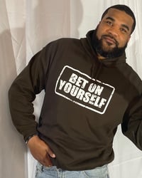 Image 2 of Adult *Bet On Yourself* Unisex Hooded Sweatshirt