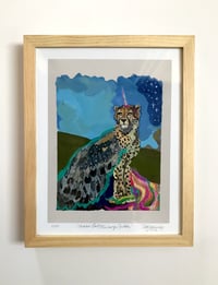 Image 3 of CHEETAH-OWL-UNICORN FOR FREDDIE - ARCHIVAL PRINT