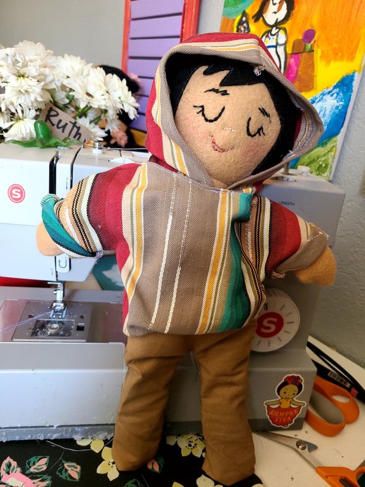 Image of Sarape Hoodie Doll