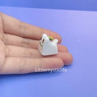 Image 3 of ceramic keycap carrot bunny