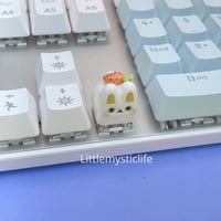 Image 4 of ceramic keycap carrot bunny