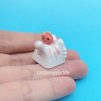 Image 2 of strawberry tiger ceramic keycap 