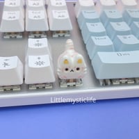 Image 4 of pink tiger ceramic keycap 2