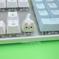 Image 4 of blue tiger ceramic keycap 1