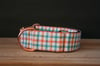 Orange Gingham // Martingale Collar