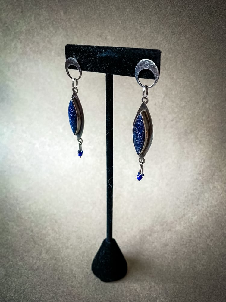 Image of Midnight Moon Earrings