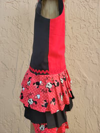 Image 1 of Red & Black Minnie Dress