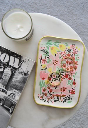 Image of BANDEJA CERAMICA PINTADA A MANO 1