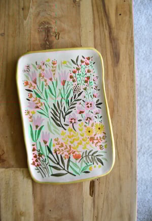 Image of BANDEJA CERAMICA PINTADA A MANO 2