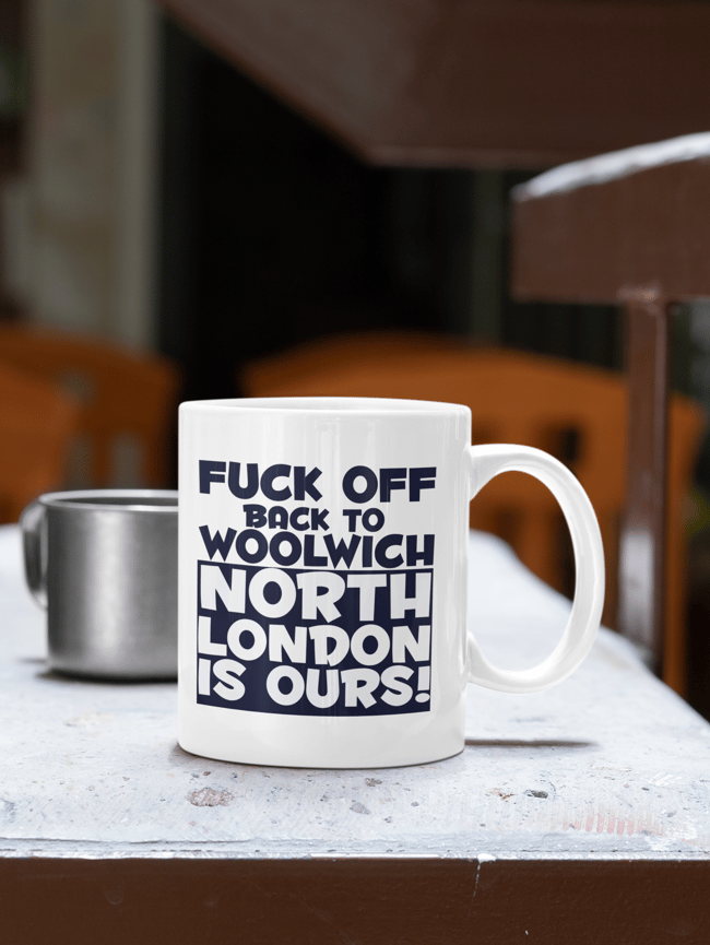 Tottenham Hotspur Rude Funny Mug
