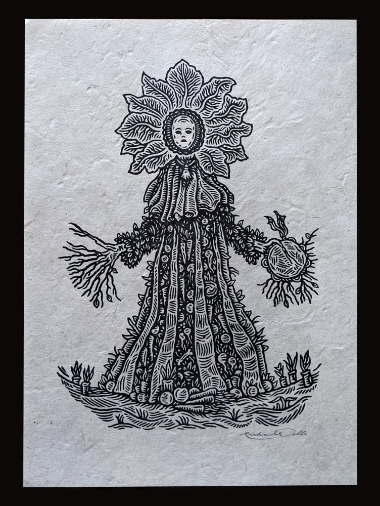 Image of Queen of the Field (lokta paper)