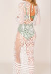Robe de plage en crochet 