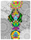 “Mandala Inspired” - 50 Page Adult Coloring Book