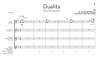 "Duality" from "Perspective" — Score and Parts
