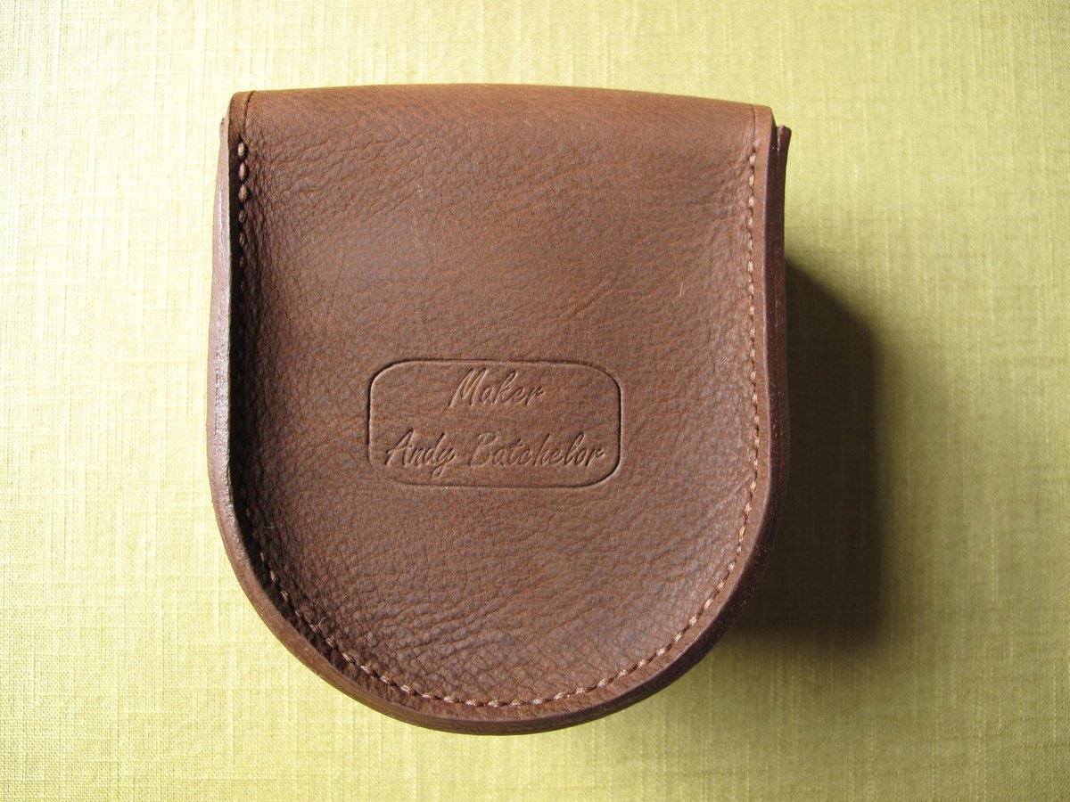 Image of Leather 3.5 inch centrepin reel case
