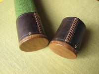 Image 5 of Dark Brown Leather & Harris Tweed float tube