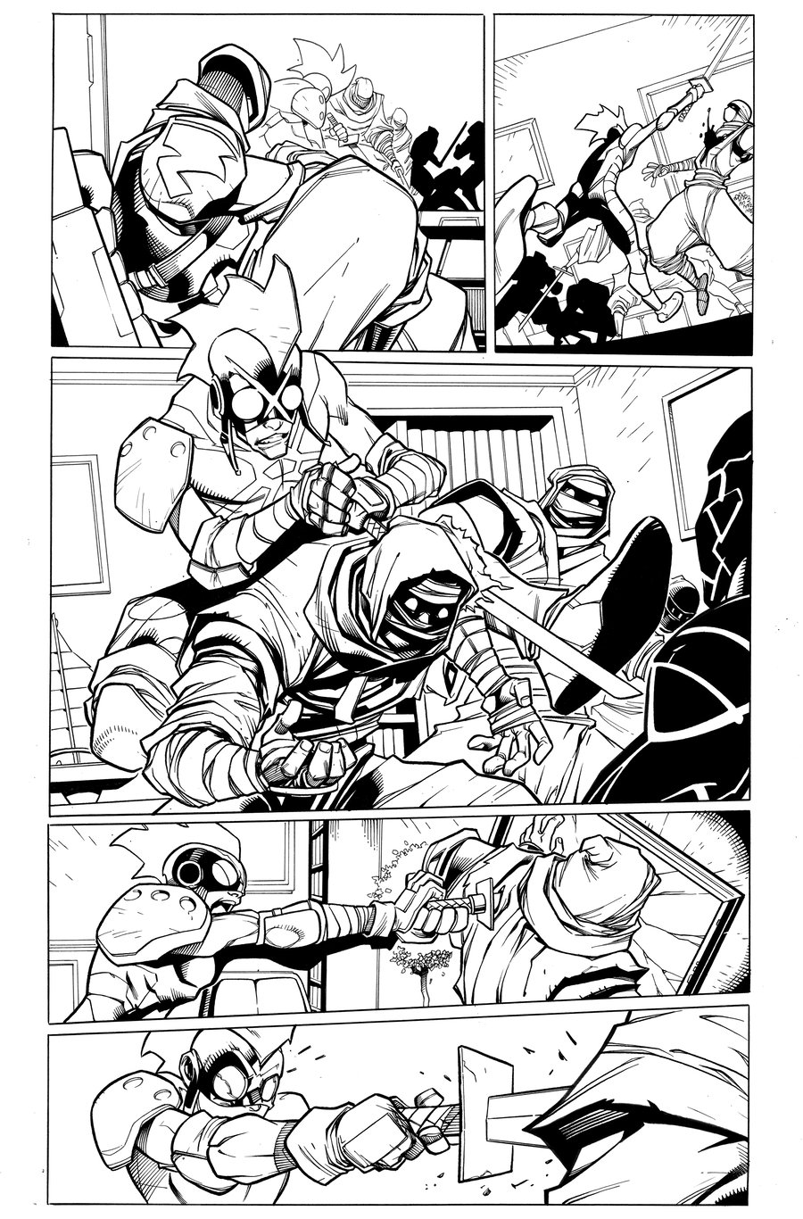 Image of Shadow War Zone #1: Ghostmaker and Clown Hunter PG 05