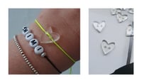 Image 5 of zapestnica SRCE - PROZORNA - poletna izdaja// bracelet HEART - CLEAR - summer edition