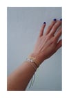 zapestnica SRCE - PROZORNA - poletna izdaja// bracelet HEART - CLEAR - summer edition