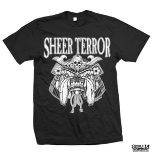 Image of SHEER TERROR "Samurai Bulldog Warrior" T-Shirt