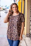 Cheetah print tunic 