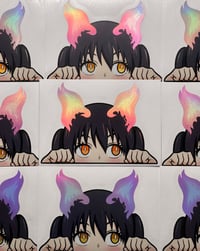Fire Cat Peeker