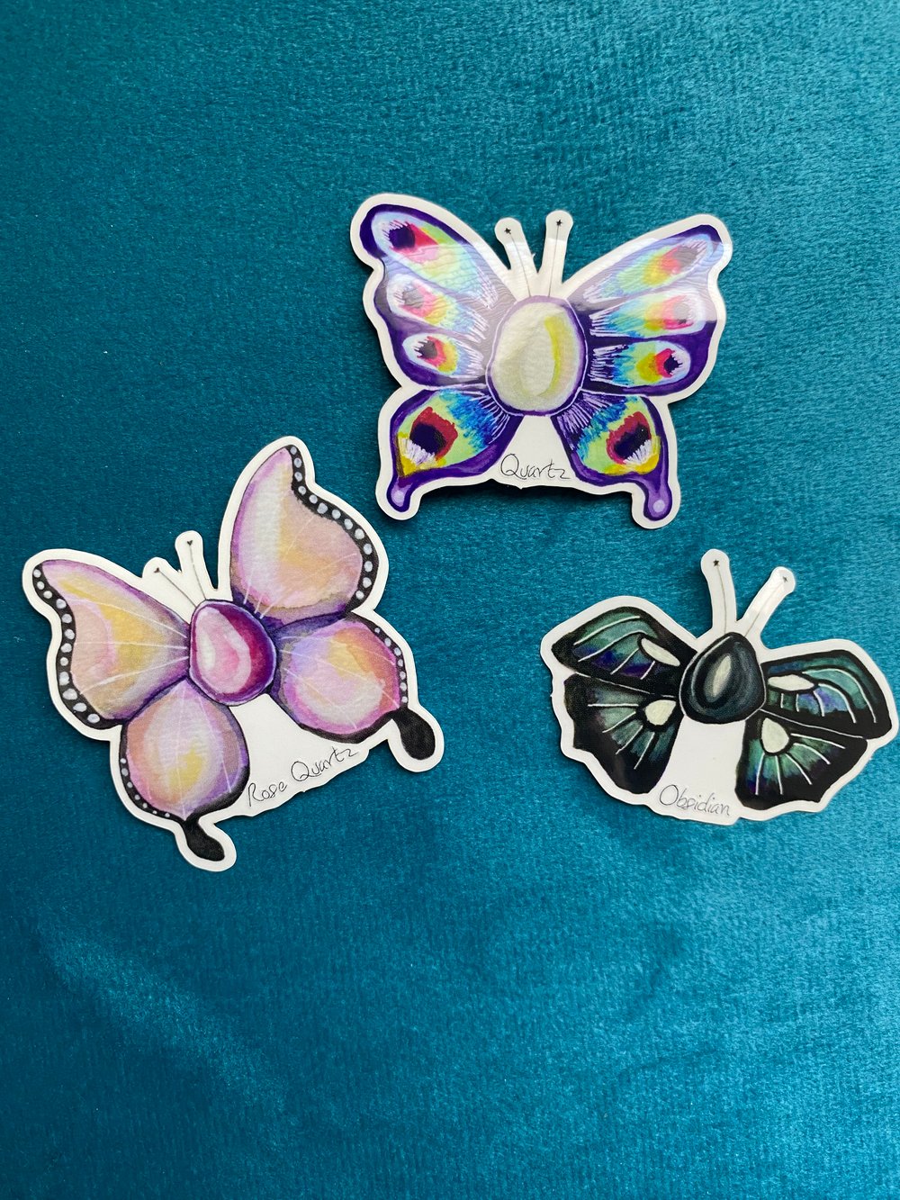 Image of Crystal Butterfly Sticker Pack