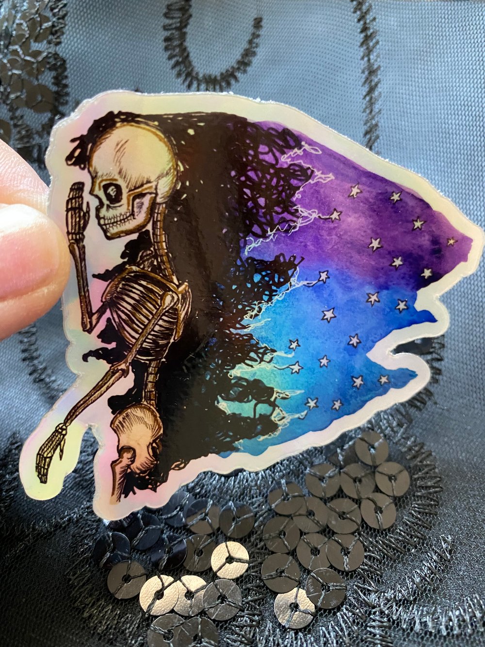 Image of Starry Skelly Sticker Pack